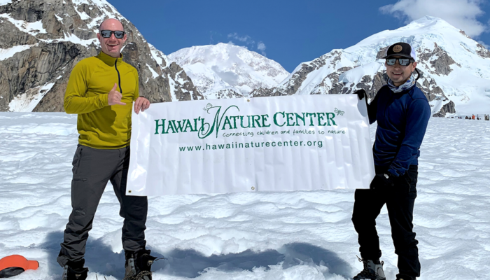 Hawai‘i Nature Center’s Vice President Eric Wright, Par Hawaii’s Senior Vice President and nature enthusiast, ascended North America’s highest mountain peak of Denali in Alaska.